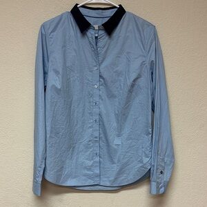Paul Smith womans button down Blue Shirt top size S